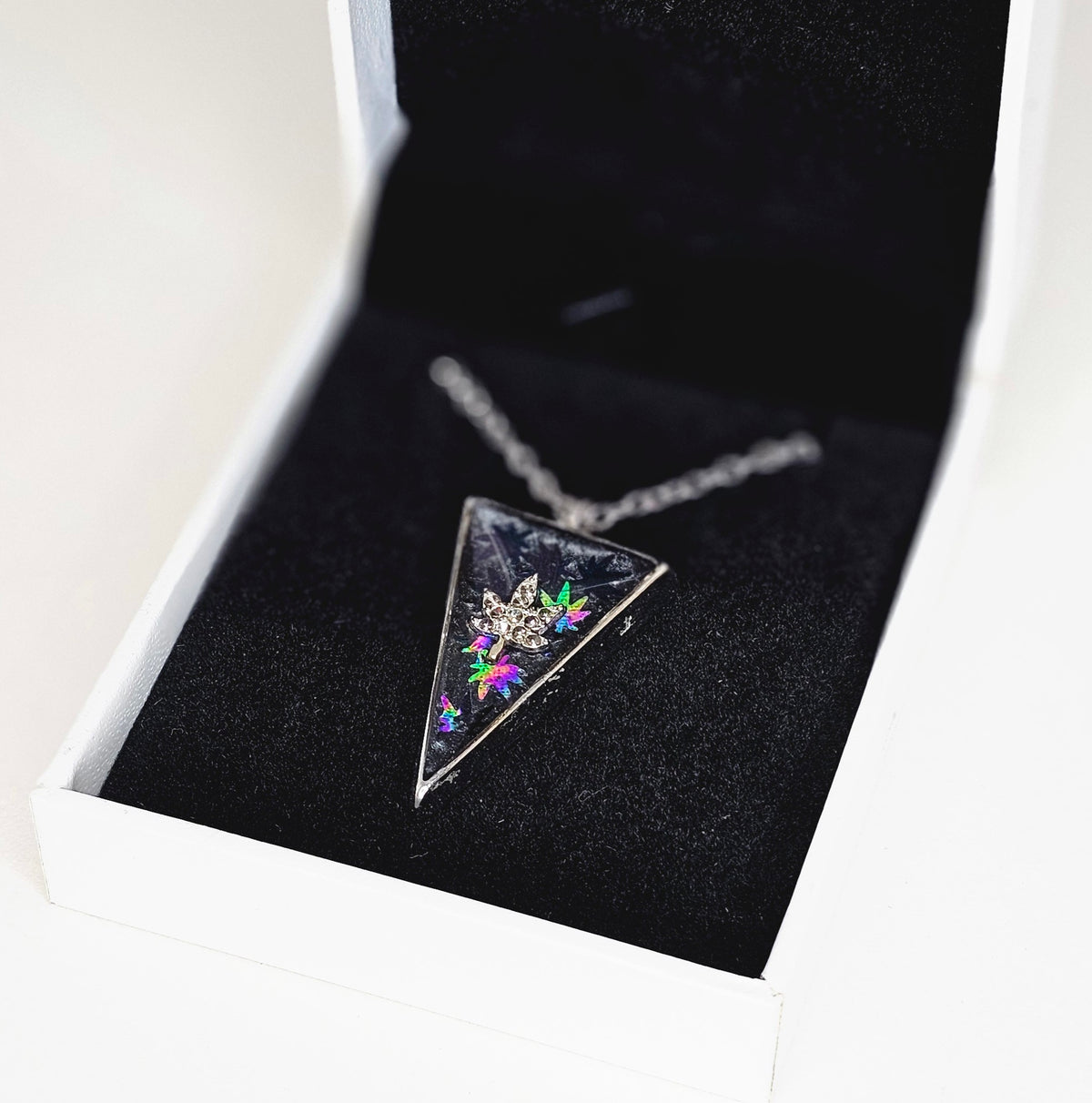 Leaf Pyramid Necklace